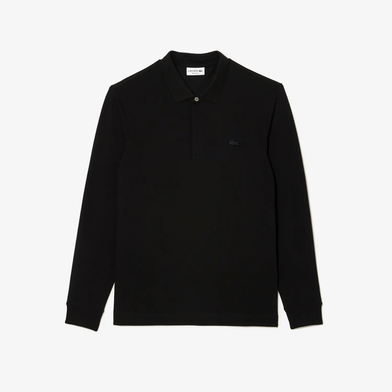 Lacoste PH2481 52 031 Men’s Long Sleeve Regular Fit Polo Shirt – Black