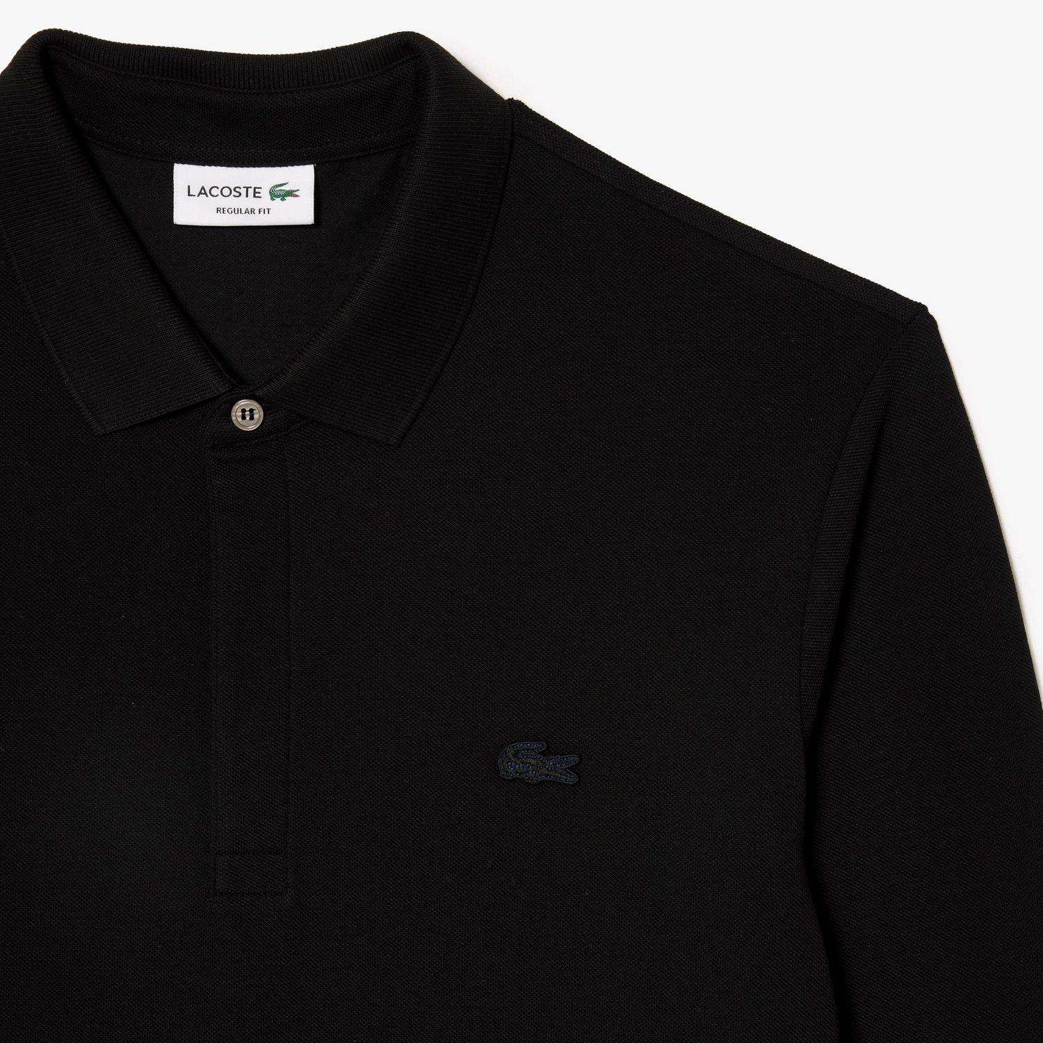 Lacoste PH2481 52 031 Men’s Long Sleeve Regular Fit Polo Shirt – Black