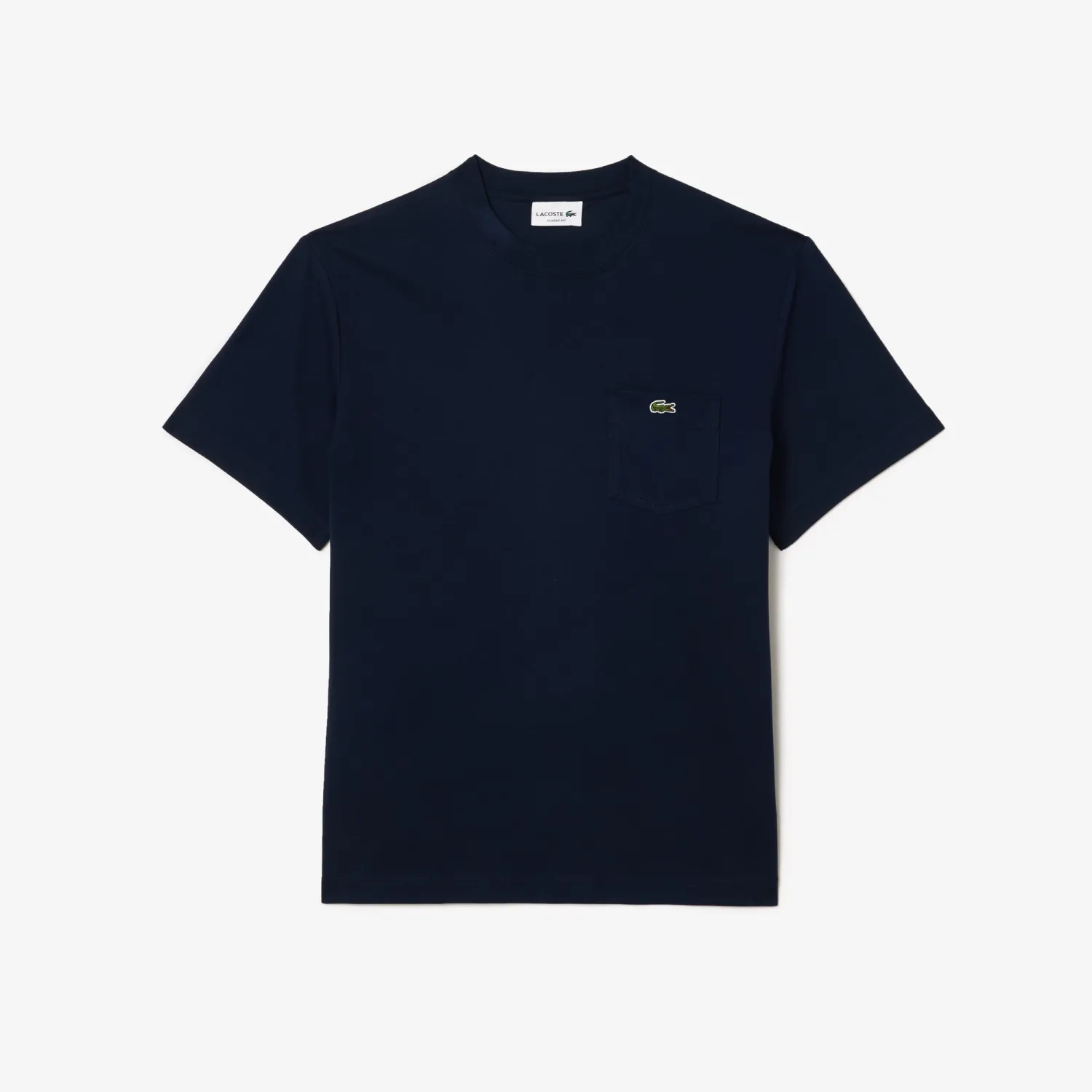 Lacoste TH2827 Men’s Short Sleeve Round Neck T-Shirt w/ Front pocket