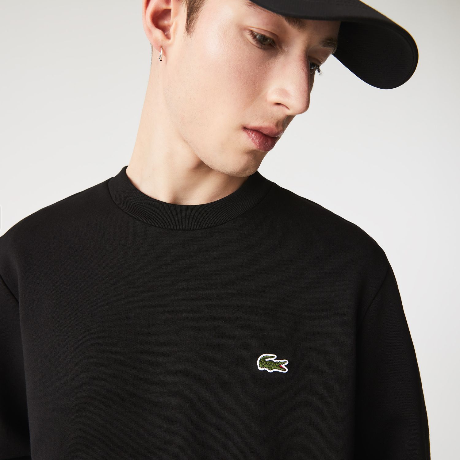 Lacoste SH9608 52 031 Men’s LS Sweatshirt /BLACK