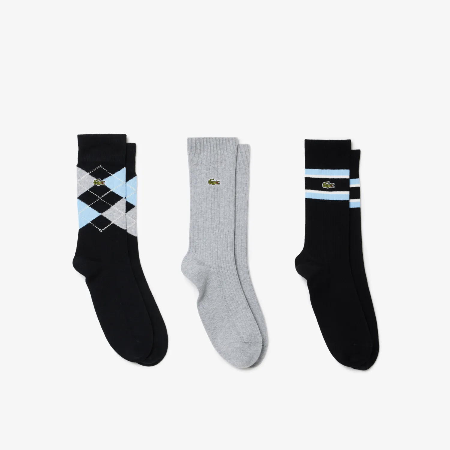 Lacoste RA0131 51w9D Men’s 8.5-12 Socks /3PC BOX SET