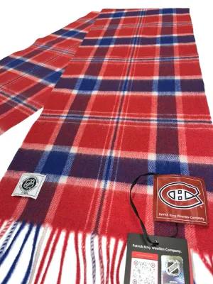 Patrick King 1001MontrealCanadians Men's Lambswool Extra Long Scarf – Montreal Canadiens