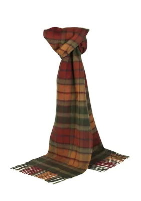 Patrick King 1001AutB Men's Lambswool Tartan Scarf – Autumn Buchanan