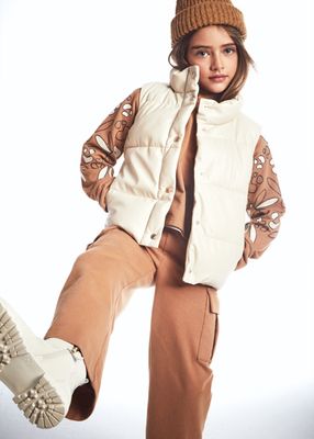 Mayoral 7551 Girl's Fleece Cargo Pants – Canela