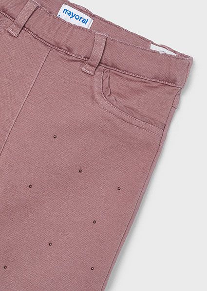 Mayoral 4546 Girl's Straight Stud Pants – Rosado