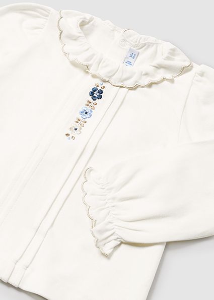 Mayoral 2194/2548 Baby Girl's Long Sleeve Blouse & Pants Set 2PC – Crd- Noche- Almendra