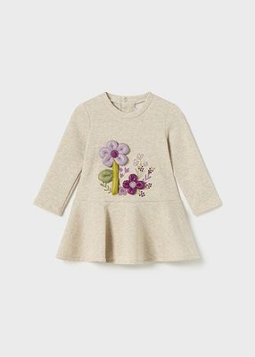 Mayoral 2916 Baby Girl's Long Sleeve Floral Dress – Piedra Vig