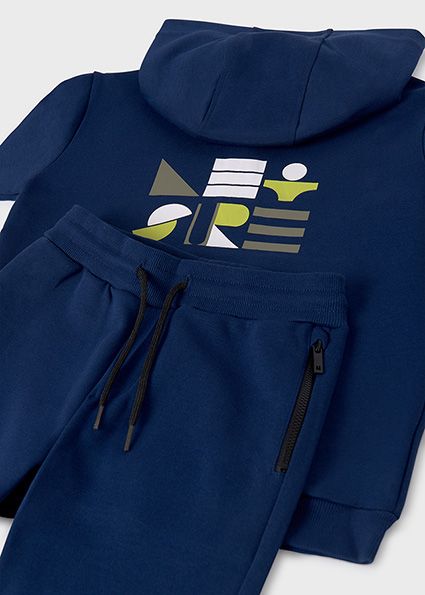 Nukutavake 7840 Boy's Long Sleeve Qtr Zip Hoodie & Joggers Set 2PC – Laguna