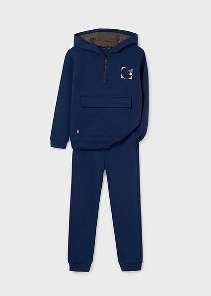 Nukutavake 7840 Boy's Long Sleeve Qtr Zip Hoodie & Joggers Set 2PC – Laguna