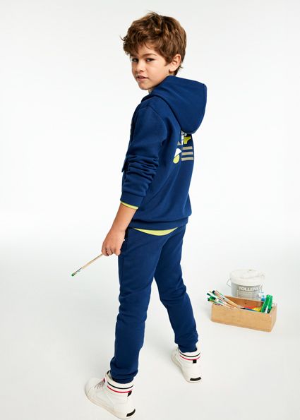 Nukutavake 7840 Boy's Long Sleeve Qtr Zip Hoodie & Joggers Set 2PC – Laguna