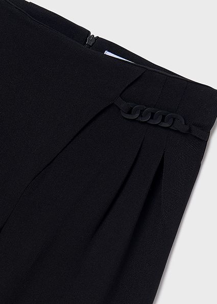 Mayoral 7543 Girl's Straight Pants – Negro