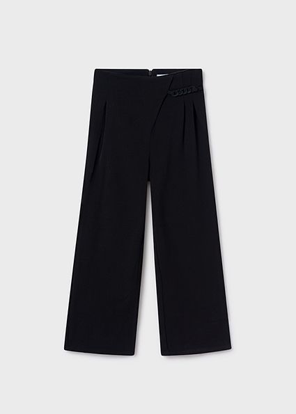 Mayoral 7543 Girl's Straight Pants – Negro