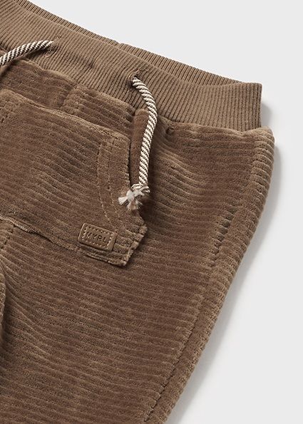 Mayoral 2307/2525 Baby Boy's Long Sleeve Knit Stirpe Sweater & Corduroy Pants Set 2PC – Tiramisu V- Moca
