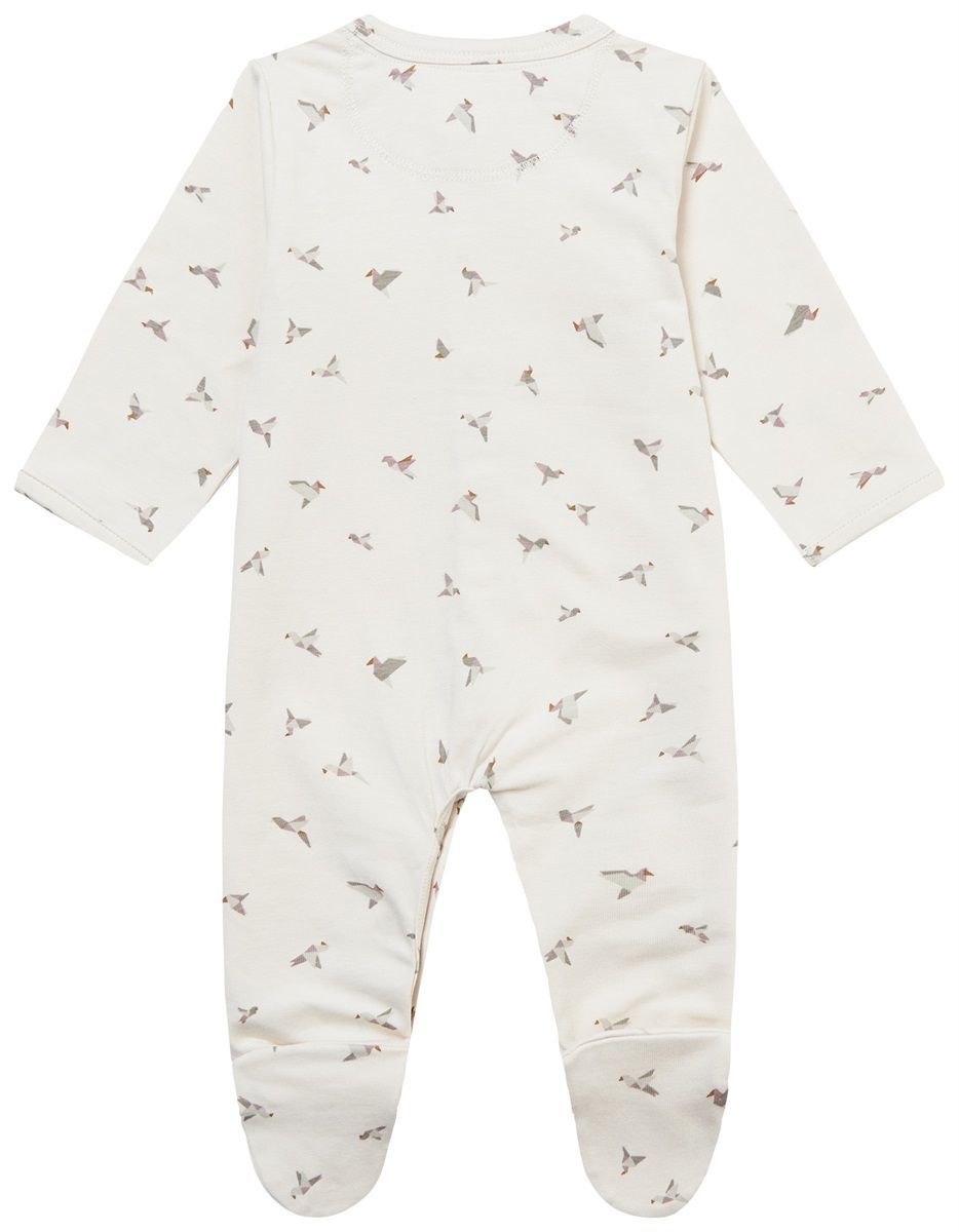 Noppies 3421121 Baby's Long Sleeve Footed Onesie