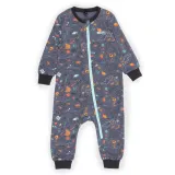 Nano S23P103 Baby Boy's LS Camping PJ Onesie /CHARCOAL