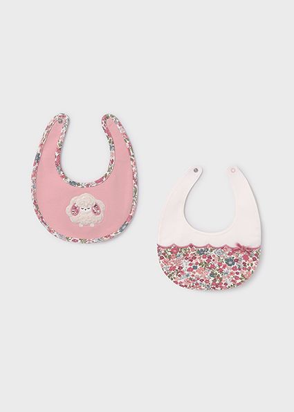 Mayoral 9484 Baby Girl's 3M Floral Sheep Bib – Rosa Baby
