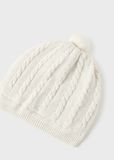 Mayoral 9774 Baby's Knit Hat/ MILK VIG