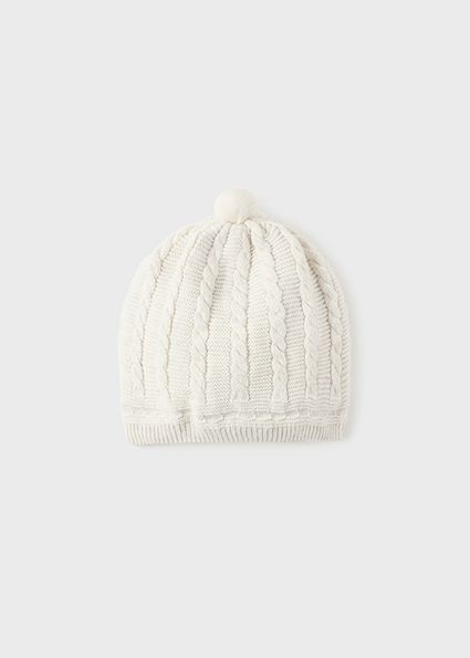 Mayoral 9774 Baby's Knit Hat – Milk Vig