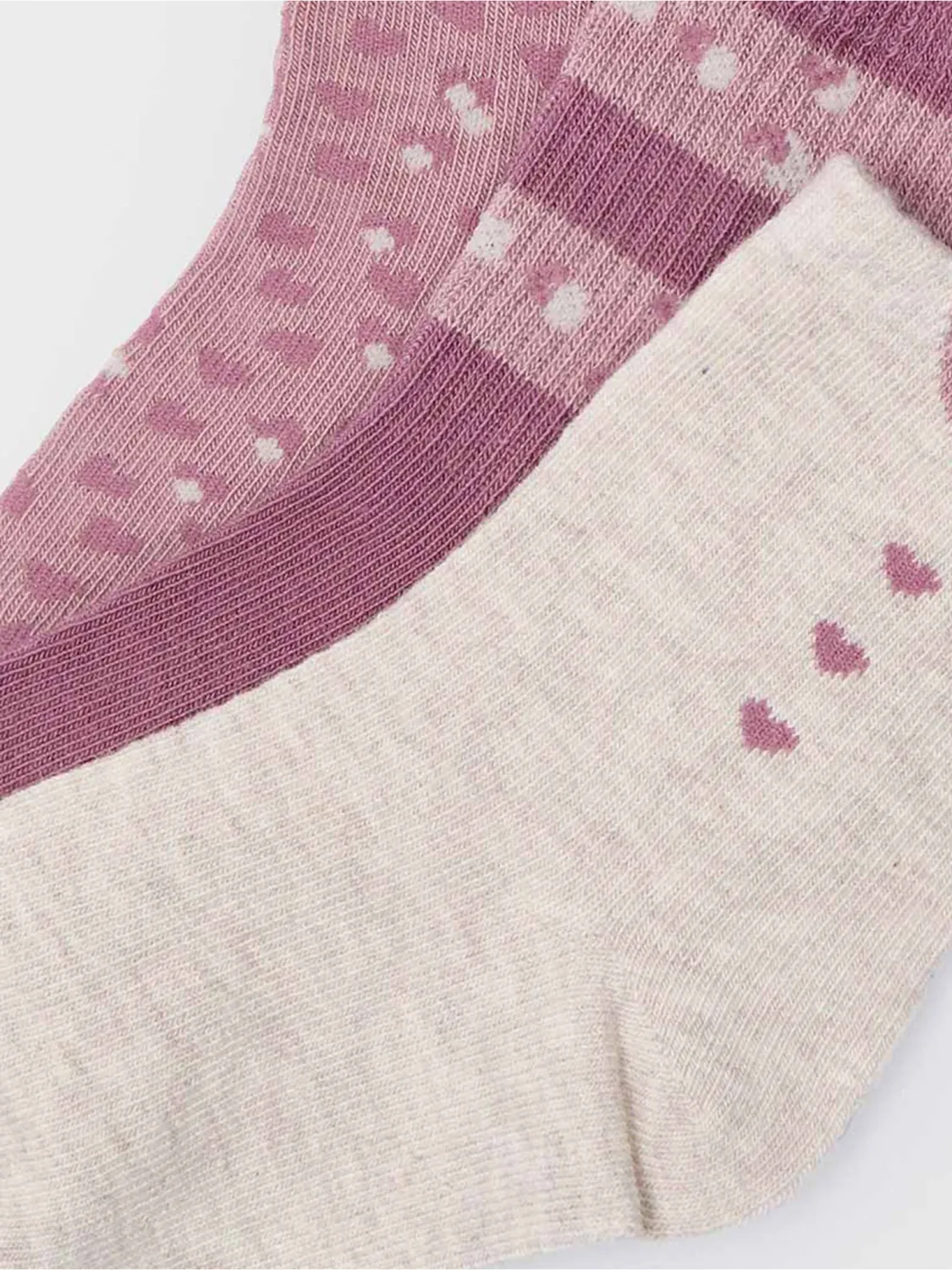 Mayoral 10808 Girl's Crew Socks Set 3PR – Rosado