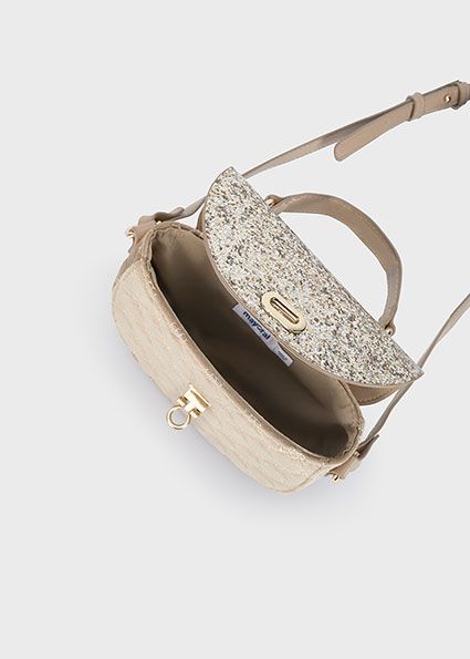Mayoral 10843 Girl's OS Velvet & Glitter Purse – Arena