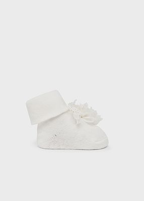 Mayoral 9763 Baby Girl's Tulle Flower Tootsie & Headband Set 2PC/ CRUDO