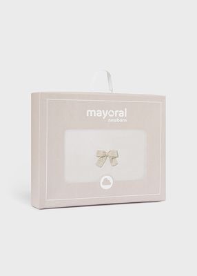 Mayoral 9489 Baby Girl's OS Velvet Blanket – Crudo