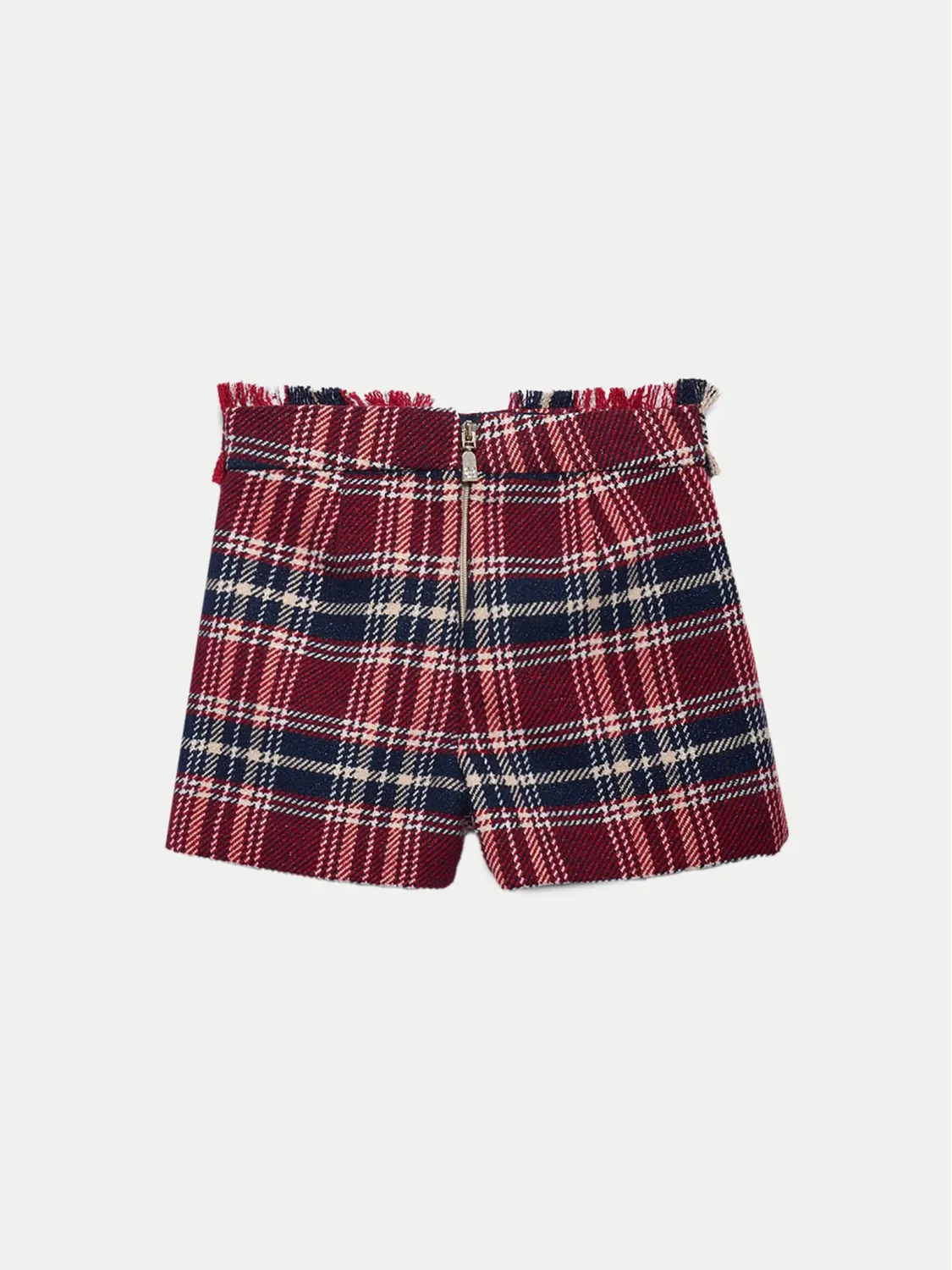 Abel & Lula 5712 Girl's Plaid Shorts/ MARINO