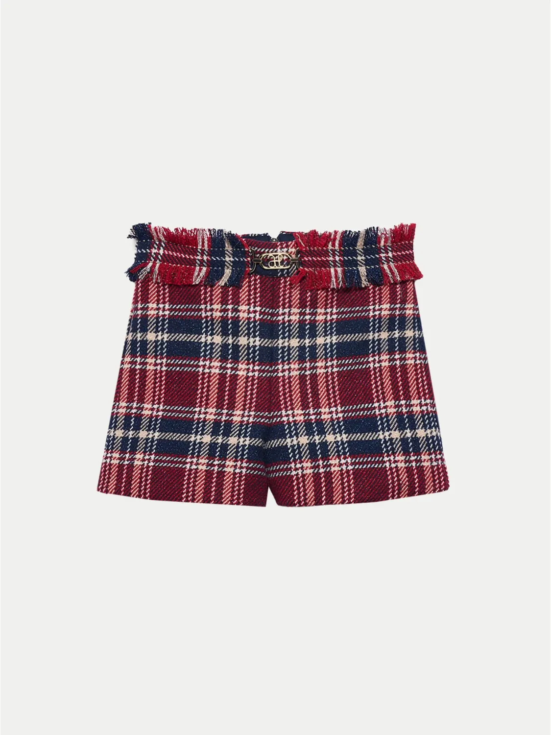 Abel & Lula 5712 Girl's Plaid Shorts – Marino