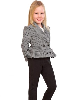 Abel & Lula 5716 Girl's Vegan Leather Culotte Pants/ NEGRO