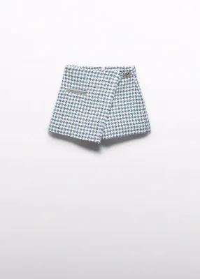 Abel & Lula 5711 Girl's Houndstooth Skort – Ceruleo