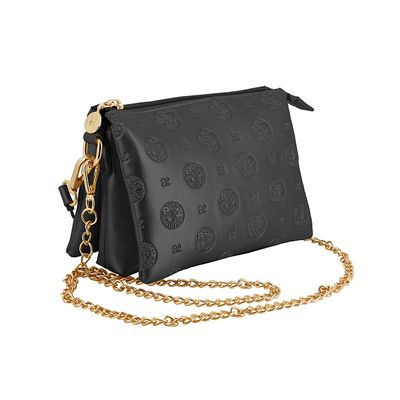 Abel & Lula 5938 Girl's OS Logo Purse – Negro