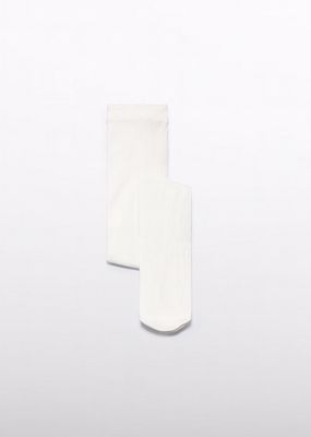 Abel & Lula 5903 Girl's Glitter Stockings/ CREMA