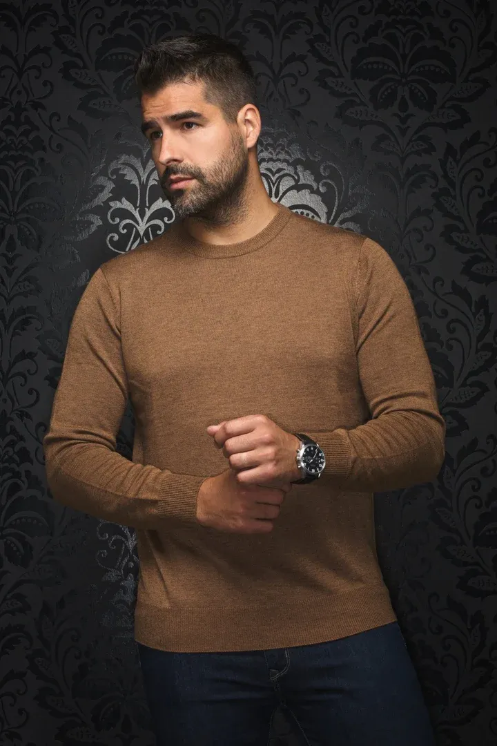 Au Noir MARINI_C Men’s Crew Neck Sweater
