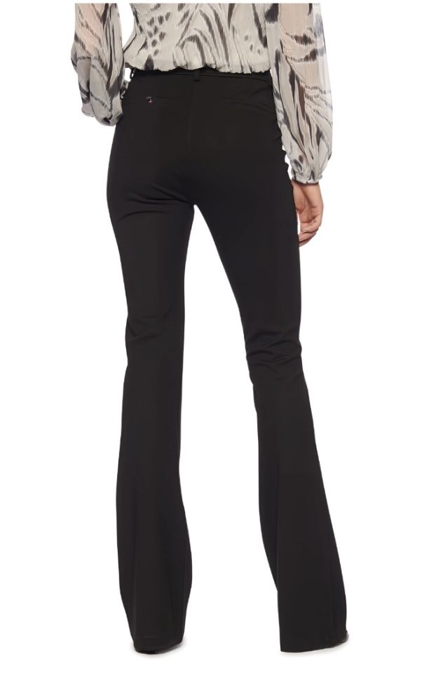 Guess W4BB08KBJP2 Women's Lena Sexy Flare Pants – Jet Black A996