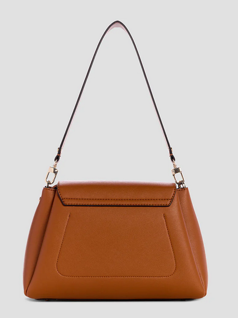 Guess VG950720 Women's Sora Girlfriend Flap Shoulder Bag – Cognac