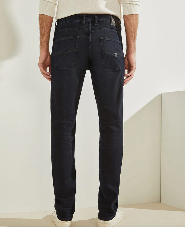 Guess MBBAS1D47G1 Men's SF Straight Davis Jeans – Dark Cast
