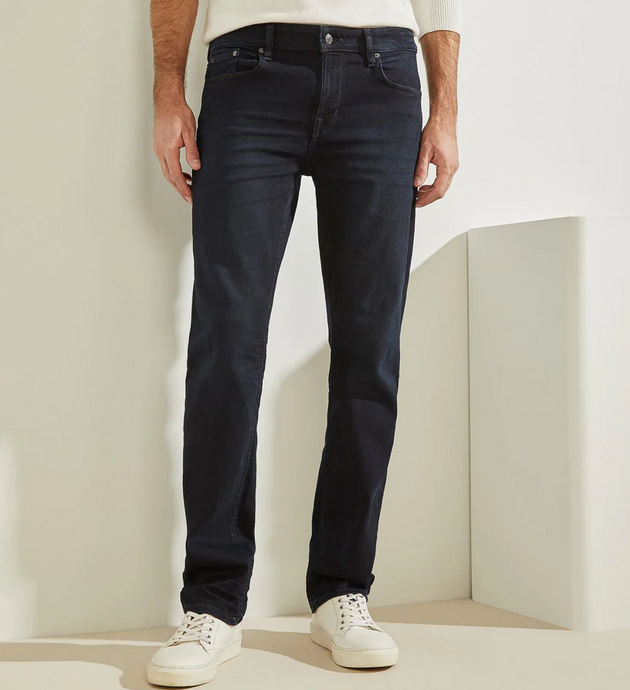 Guess MBBAS1D47G1 Men's SF Straight Davis Jeans – Dark Cast