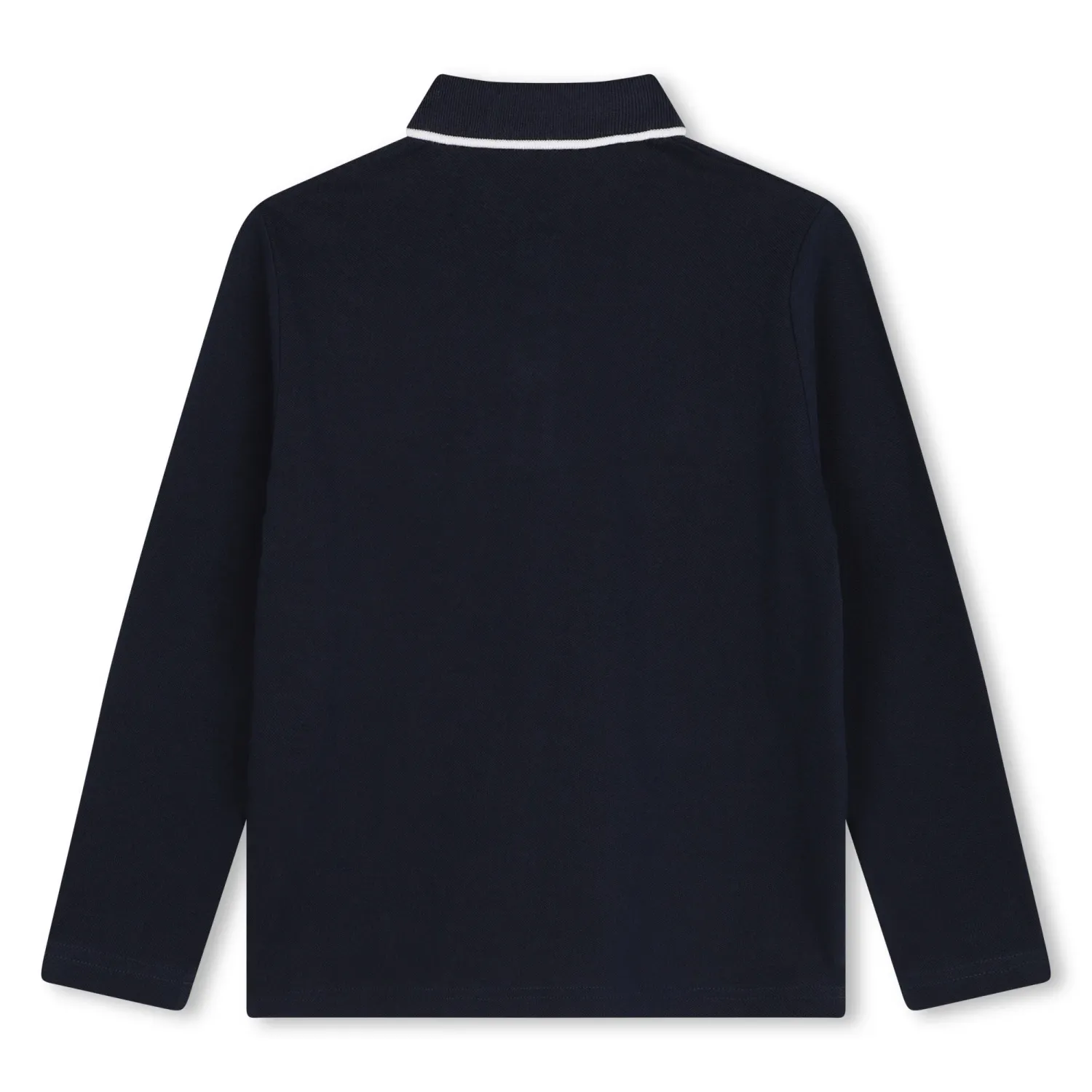 BOSS J51171 Boy's Long Sleeve Mini Me Polo Shirt – Navy