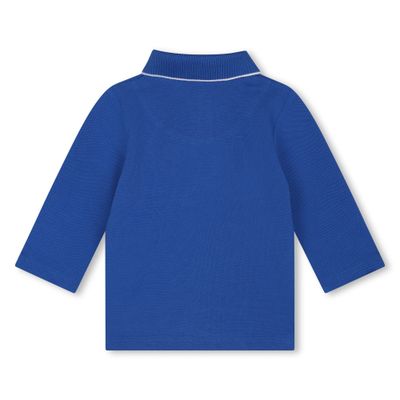 BOSS J51280 Baby Boy's LS Pique Polo Shirt/ ROYAL BLUE