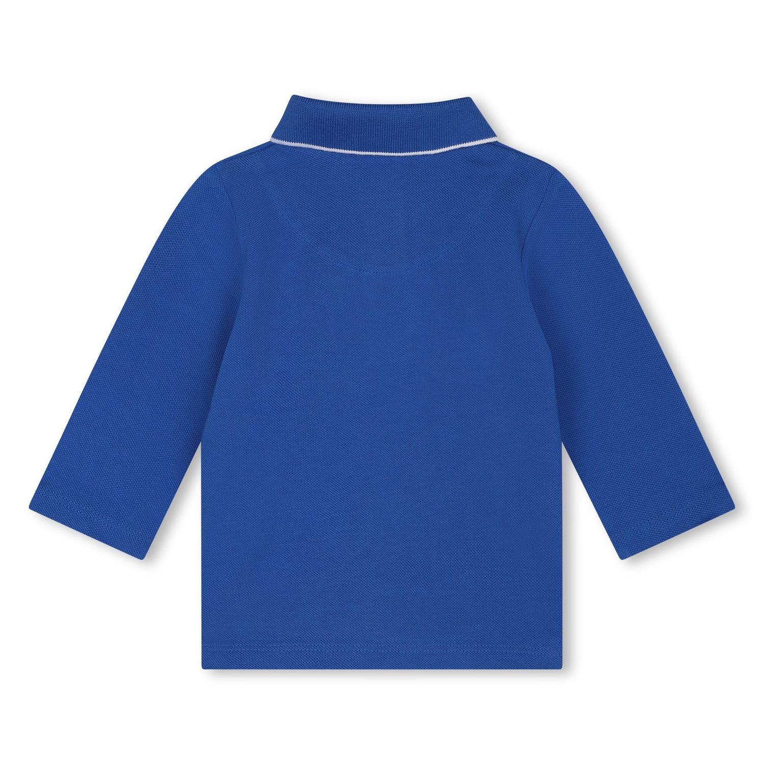 BOSS J51280 Boy's Long Sleeve Pique Polo Shirt – Royal Blue