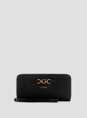 Guess BB9494146 Women's Malva SLG L Zip Around Wallet – Black