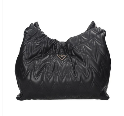 Guess QG950502 Women's Eda L Hobo Handbag – Black