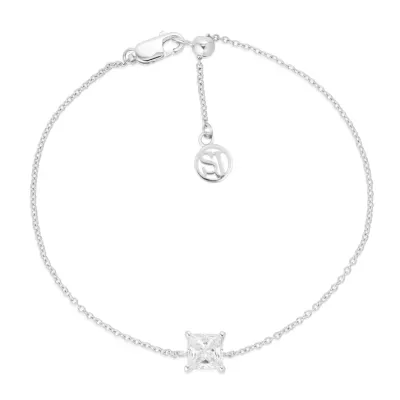 Sif Jakobs B42274-CZ Sterling Silver Ellera Quadrato Bracelet