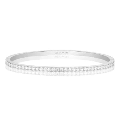 Sif Jakobs BG2344-CZ Sterling Silver Ellisse Bangle