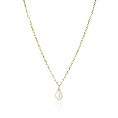 Sif Jakobs N2455-P-YG Gold Plated Padua Uno Necklace