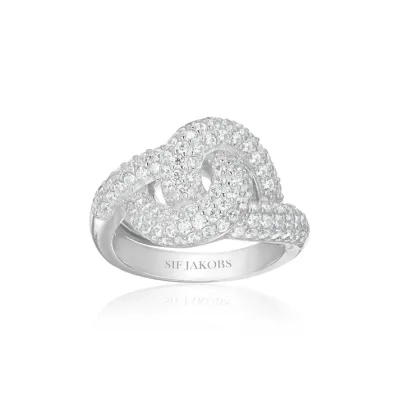 Sif Jakobs R10752-CZ Sterling Silver Imperia Ring