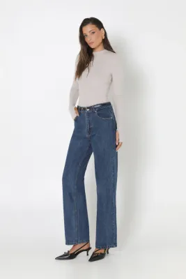 Madison MS2873 Women's LS Cassidy Top/ OYSTER