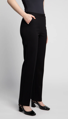Atelier by Lyse Spenard 9160-424 Women's Katherine Straight Leg Pants – Black