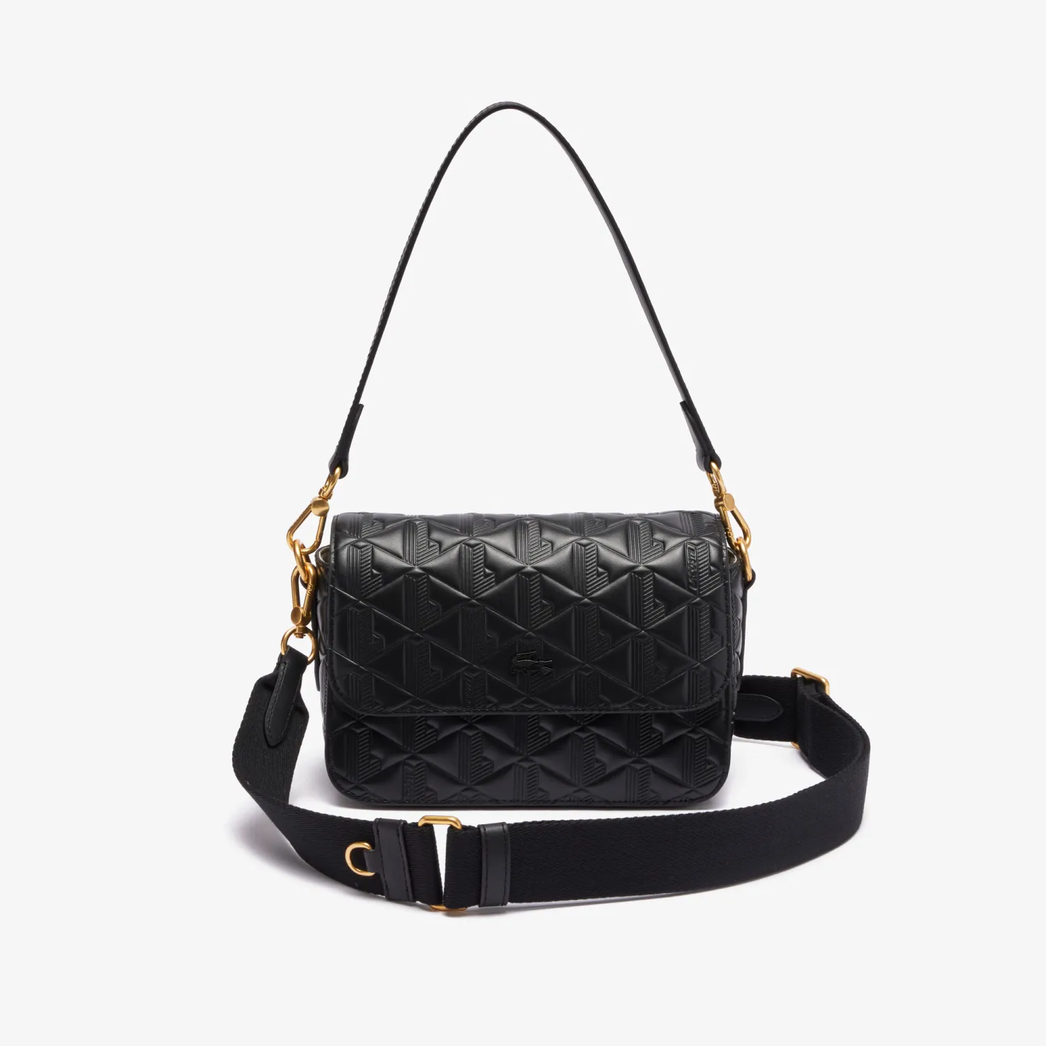 Lacoste NF4712MH Women's Flap Crossover Bag – Noir