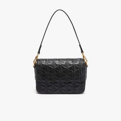 Lacoste NF4712MH Women's Flap Crossover Bag/ NOIR